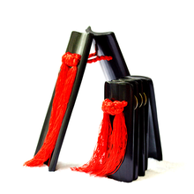 曲漾民族打击乐器快板御子板 太平歌词快板 初学入门玉子板响板 黑色儿童款+绒布袋