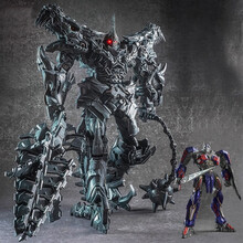 电影版黑曼巴钢索变形恐龙金刚霸气龙骑士可变形机械恐龙传奇战士霸王龙钢索模型威将钢索 威将款（含小柱子）