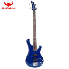 Bullfighter斗牛士贝斯电贝司四弦 蓝色 bass主动拾音入门专业乐器