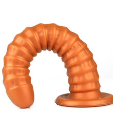 男用女用后庭肛塞棒情趣扩肛器粗大自玩器sm深入式性工具特加大型强力吸盘情趣用品 金刚金色5.5 层次感粗大肛塞系列