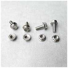 摩托车牌照框车牌架 新交规踏板车加厚后车牌照架 适用于本田铃木雅马哈 不锈钢4组六角螺丝