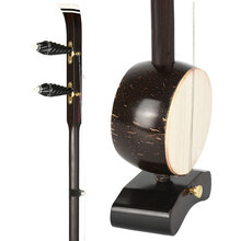 板胡乐器演奏秦腔板胡紫檀龙头平头高音中音歌剧板胡厂家 (平头尖轴 )歌曲中音