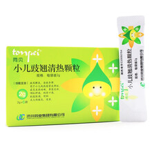 tonpei/同贝 小儿豉翘清热颗粒 2g*6袋 小儿风热感帽药咳嗽鼻塞流涕便秘大便酸臭小便黄冲剂 1盒装