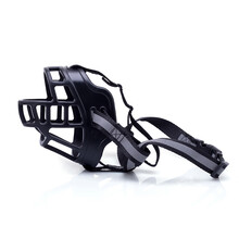 HENCHMEN亲信 狗嘴套宠物狗防咬狗口罩中大型犬止吠器防乱吃乱叫可喝水狗狗嘴罩 反光带款4#嘴围28cm 建议体重60-80斤