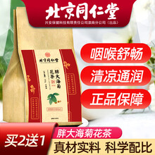 同仁堂 胖大海菊花茶甘草栀子罗汉果花草养生茶包 一袋装