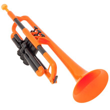 英国pCornet皮朋塑料短号小号铜管乐器降B调短号初学考级演奏环保材料便携 桔色