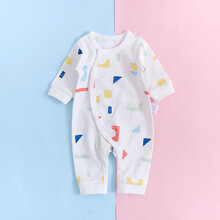 早产儿衣服小码婴儿48cm春秋季新生儿双胞胎超小码4-5斤 积木 XL：6-8斤