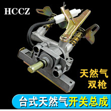 DZSYDZ台式天然气煤气灶电子点火总成打火开关点火器维修配件天然气双枪