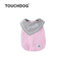 【顺丰直达】touchdog它它宠物衣服背心狗狗衣服水手背心泰迪雪纳瑞小型犬可爱小狗服装 TDCL0269A粉色 XL