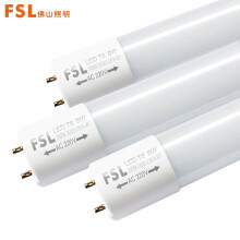 FSL佛山照明T8灯管LED节能灯长条双端0.9米12W白光6500K 晶辉 单支装