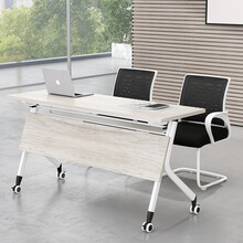 卡奈登 培训桌简约折叠桌长条桌会议桌组合员工培训桌多功能移动办公桌 1.2米 DZALZ-75