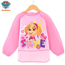 汪汪队立大功儿童罩衣男女童防水吃饭围兜小孩卡通围嘴画画反穿衣 PA919 110/3-6岁