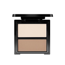 立体塑颜双色修容盘立体高光阴影修容粉细腻防水防汗不易掉色脱妆提亮肤色 02#香槟可可