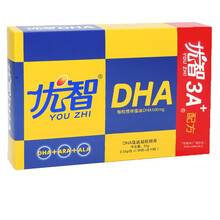 修正优智DHA睿迪孕妇期儿童青少年学生藻油夹心软胶囊软糖低糖型可配优尔送礼礼盒 优智1盒增量升级装(0.55g*100粒)