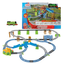 托马斯小火车电动轨道套装 Thomas男孩儿童玩具火车头轨道卡通玩具 【电动轨道】培西多玩法百变轨道套装GBN45