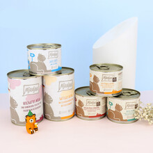 天弗 德国mjamjam喵吖喵无谷主食猫罐头mja成幼猫200g/400gx6罐 多汁鸡肉(幼猫)200gx6罐 6个月以上