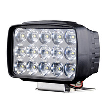 电动车灯改装led灯泡灯盘摩托车机车改装大灯三轮车电瓶车灯外置强光灯12V24伏工地铺路射灯通用 15珠超亮【12至80伏通用】