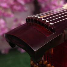 老梧桐木古琴初学者伏羲式仲尼成人练习演奏七弦手工古琴 (收藏版杉木)棕色仲尼+