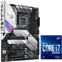 玩家国度ROG STRIX Z490-A GAMING吹雪+英特尔(Intel) i7-10700KF酷睿CPU处理器 板U套装 CPU主板套装