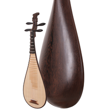 音潮（yinchao）牌915鸡翅木打磨抛光纹理自然成人演奏剧团院校用琴手感好不跑轴民族弹拨乐器 915F  仿唐琴轴