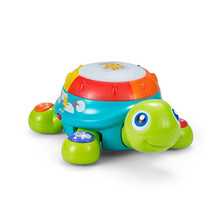 HUILE汇乐启智宝宝学爬行小乌龟婴幼儿童安抚手拍鼓玩具1-3岁男女孩电动早教益智音乐玩具礼物