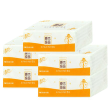 清风 250张单层原木纯品平板卫生纸*5包