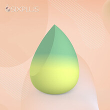 6SIXPLUS 温感变色美妆蛋彩妆蛋化妆蛋粉扑海绵蛋不吃粉多功能水滴海绵蛋 单支装