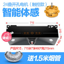 日本樱花厨房大吸力抽油烟机家用小型壁挂式自动清洗智能体感深腔顶吸中式吸油烟机老式吸烟机 中式体感+上门安装