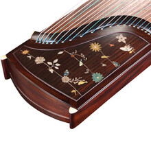 古筝敦煌牌敦煌古筝6695LC五彩呈祥柳莺花燕