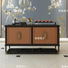 斯顿英少新中式餐边柜简约门厅玄关柜现代中式置物柜餐厅家用储物柜茶水柜 如图 整装