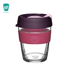 KEEPCUP澳洲进口咖啡杯拼色彩环钢化玻璃隔热水杯初恋滋味340ml