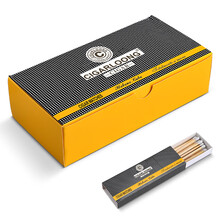 茄龙（CIGARLOONG）火柴古巴雪茄专用无磷火柴加长白桦复古木火柴梗 1大盒{含24小盒} 经典款一箱（24小盒）