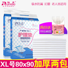 瑞友孕妇产褥垫产妇垫XXL加大号80*90cm经期小床垫2包 一次性卫生看护垫 产后护理垫月子用品