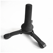 曲漾直管高音萨克斯架长笛架萨克黑管单簧管便携式折叠支架展示架 黑直管萨克斯架+高音哨片