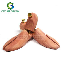 CEDAR GREEN雪松木鞋撑鞋楦实木鞋撑子撑鞋器扩鞋器撑大器定型防皱除味可调节 金色扣36码
