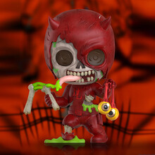 Hot Toys漫威丧尸 钢铁侠 美国队长 金刚狼 死侍 COSBABY迷你珍藏人偶 夜魔侠COSB822