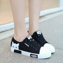 洛皮思帆布鞋女2021夏季新款休闲女鞋学生百搭户外休闲鞋女网红街拍小白鞋平底板鞋时尚潮鞋子女 #天天爆！！-款&B-6黑色-低 36