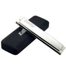 Easttop 东方鼎乐器T2403口琴C调成人儿童初学入门通用可免费刻字多种调式可选 D调 银色