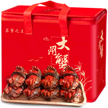 【活蟹】苏蟹之王 大闸蟹 生鲜鲜活六月黄螃蟹现货礼盒 公2.3-2.6两/母2.0-2.3两4对8只