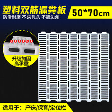 耐尔尼猪用漏粪板母猪产床仔猪保育床猪圈小猪羊床漏粪板塑料漏缝板猪舍养猪自动清粪 全漏50*70cm（双筋）