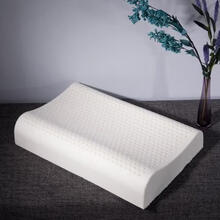 泰国乳胶枕头学生宿舍家用天然橡胶枕芯记忆枕头单人护颈椎助睡眠 曲线40*60cm