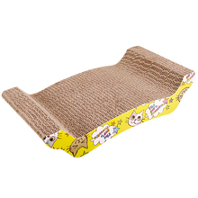 猫玩具直板猫爪板（款式随机） 猫抓板单个装 U形小号