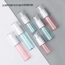 悦美时刻 彩色喷雾分装瓶 酒精消毒液便携喷雾瓶 按压式细雾喷雾瓶 随身小空瓶 旅行化妆品分装瓶 45ml-透蓝