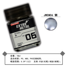 JUMPWIND匠域金属色模型油漆 金属色EM系列 高达军模上色涂装 匠域JWEM06钢