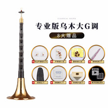 新艺乐器 唢呐 乐器全套初学者成人专业演奏优选乌木民间喇叭乐器 优选乌木大G调+八大赠品