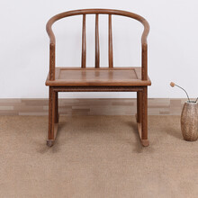 慢象红木家具非洲鸡翅木（学名：非洲崖豆木）休闲摇椅 实木中式阳台午休老人摇椅家用扶手椅靠背椅 平面摇椅