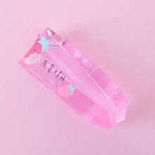 创意整蛊玩具抓不住的水蛇减压发泄球可爱拿不住水球整人恶搞玩具 藕色 粉色两个草莓 均码