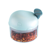 卓朗zoomland迷你蒜泥器捣蒜器手动蒜泥神器蒜蓉小型搅打切压拉蒜搅碎机蒜泥辣椒沫搅碎机绞肉机料理 浅蓝色