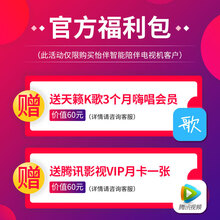 【京东健康甄选】智能陪伴机 怡伴未来电视10英寸便携中国红老年人看电视收音机听戏机广场舞音响B16 官方福利包（单拍无效）