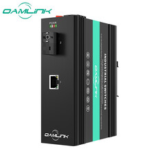 OAMLink poe工业以太网交换机 百兆1光1电多模双纤SC接口 非管理型导轨式